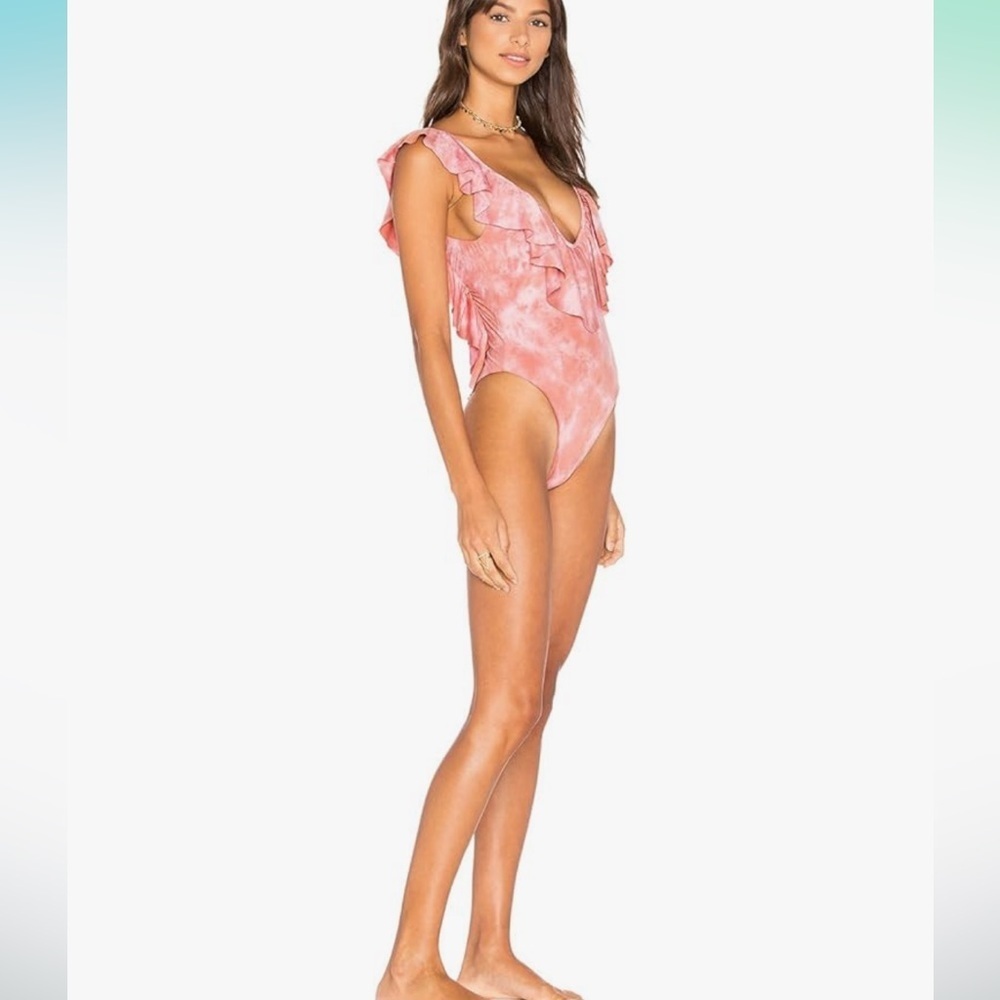 Blue Life Flutter One Piece Swimsuit - Picture 3 of 13